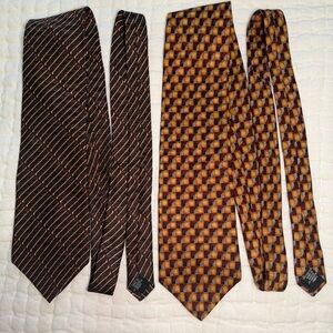 Two Vintage MCIV Malloy & Church Men’s Silk Ties